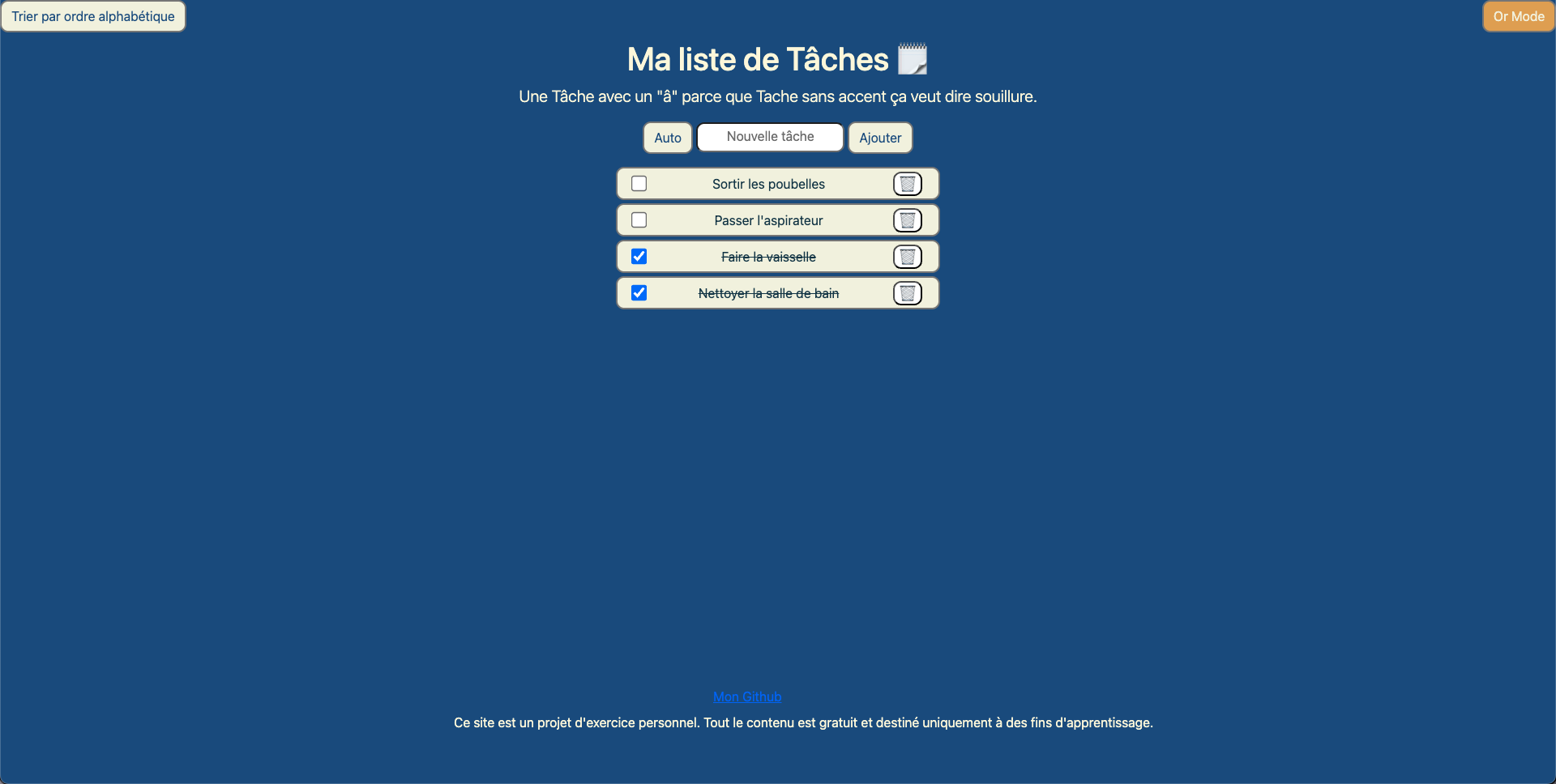 Projet à venir