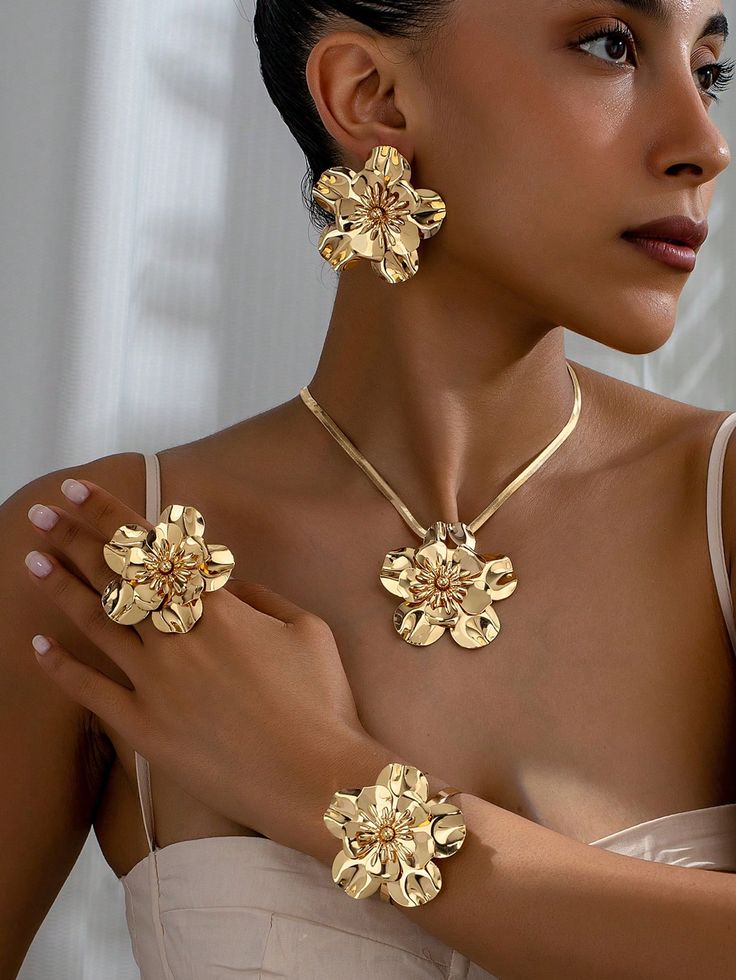Parure Fleur d'Or