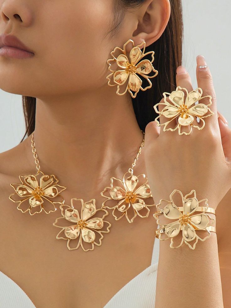 Parure Lotus Doré